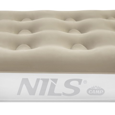NILS CAMP NC2801 MATERAC TURYSTYCZNY DMUCHANY 191X73X22 CM BEŻOWY NILS CAMP