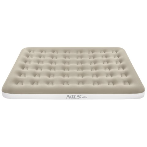 NILS CAMP NC2803 MATERAC TURYSTYCZNY DMUCHANY 203X152X22 CM BEŻOWY NILS CAMP