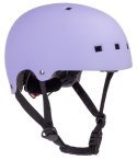 Kask rowerowy dla dzieci perfect fit FLOWER BIKE - Love 2 RIDE, rozm. S, 50-54 cm z lampką LED i klipsem magnetycznym Lawendowy