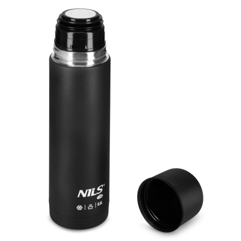 NILS CAMP NC3803 TERMOS TURYSTYCZNY 500 ML CZARNY NILS CAMP