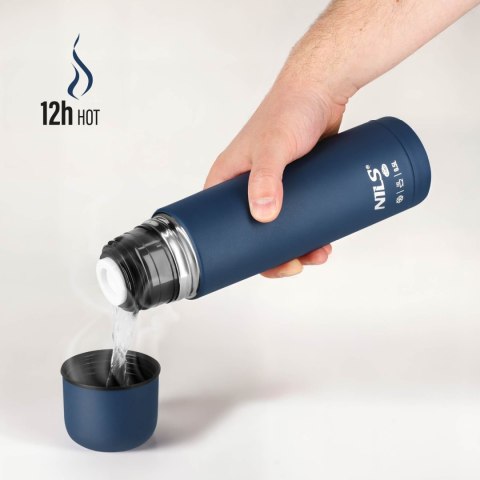 NILS CAMP NC3803 TERMOS TURYSTYCZNY 500 ML NIEBIESKI NILS CAMP