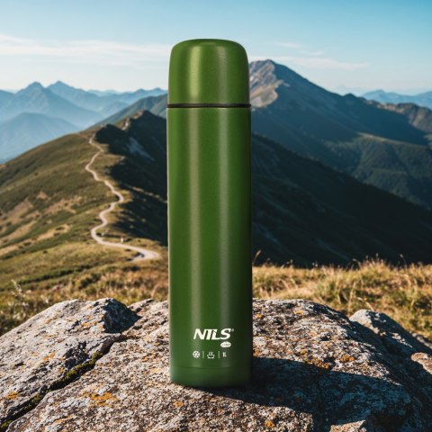 NILS CAMP NC3804 TERMOS TURYSTYCZNY 1000 ML ZIELONY NILS CAMP