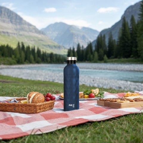 NILS CAMP NC3805 BUTELKA TURYSTYCZNA 750ML NIEBIESKA NILS CAMP