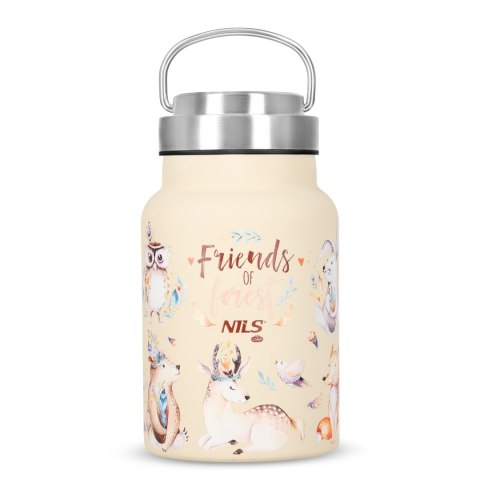 NILS CAMP NC3806 BUTELKA NA WODĘ 520ML STALOWA FOREST NILS CAMP