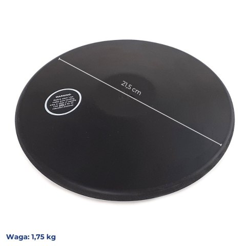 Dysk gumowy do rzutów czarny - Legend Sport