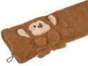 Miękki kocyk - przytulanka 2w1 MAŁPKA w kolorze mokka mouse ZA0724
