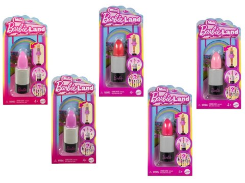 Mattel Mini Barbie Land LALKA niespodzianka w szmince Barbie lub Ken ZA6037