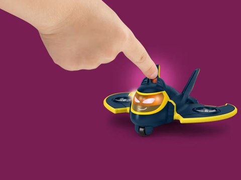 Zestaw autek DC BATWHEELS Pojazdy ze światłami Batwing Redbird ZA6046