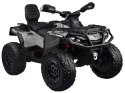 Quad na akumulator dla dzieci 2 osob CAN-AM OUTLANDER 4x4 Panel LED PA0326 szary