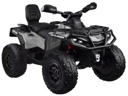Quad na akumulator dla dzieci 2 osob CAN-AM OUTLANDER 4x4 Panel LED PA0326 szary