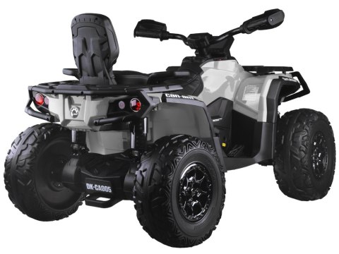 Quad na akumulator dla dzieci 2 osob CAN-AM OUTLANDER 4x4 Panel LED PA0326 szary