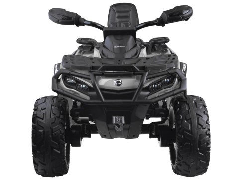 Quad na akumulator dla dzieci 2 osob CAN-AM OUTLANDER 4x4 Panel LED PA0326 szary