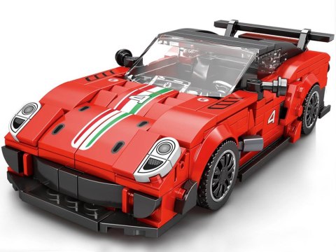 Klocki techniczne Supersportowe auto CZERWONE spojler 413-ele ZA5261