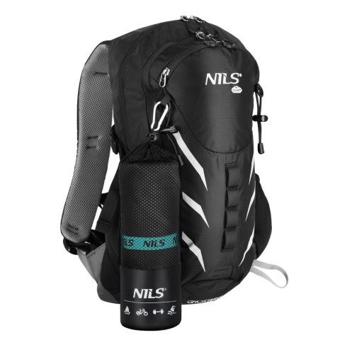 NILS NCR13 CZARNY RĘCZNIK Z MIKROFIBRY 200X90 cm NILS