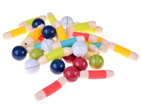 Klocki Elastyczne Magnetyczne Rurki do budowania Tube Block 36 elem ZA5813