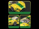 Klocki techniczne Sportowe auto P1 GTR ŻÓŁTO-ZIELONE 368-ele ZA5781