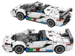 Klocki techniczne Supersportowe auto BIAŁY KABRIOLET spojler 348-ele ZA5787