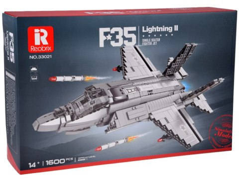 Klocki techniczne amerykański myśliwiec F-35 Lighting II 1600ele ZA5799
