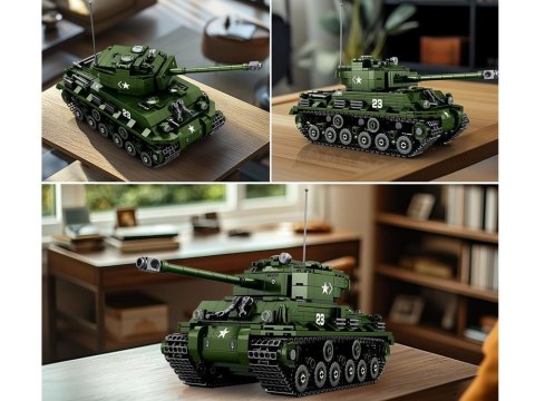 Reobrix Licencjonowane Klocki Czołg Sherman M4A3E8 836 ele ZA5806
