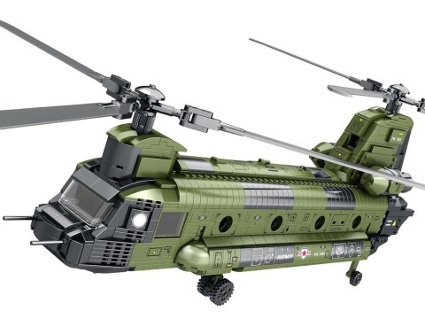 Reobrix Licencjonowane Klocki Helikopter CH-47 Chinook 1458 ele ZA5802