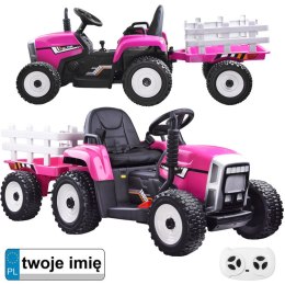 Traktor z przyczepą na akumulator + pilot PA0242