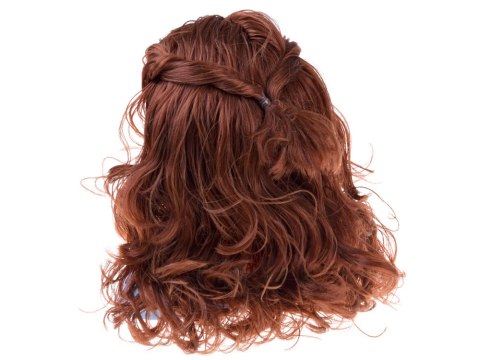 Głowa do czesania 20 cm LALKA SZATYNKA z akcesoriami fryzjerskimi ZA5838