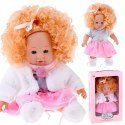 Interaktywna lalka ALICJA 32cm z burzą blond włosów - mówi i gaworzy ZA5841