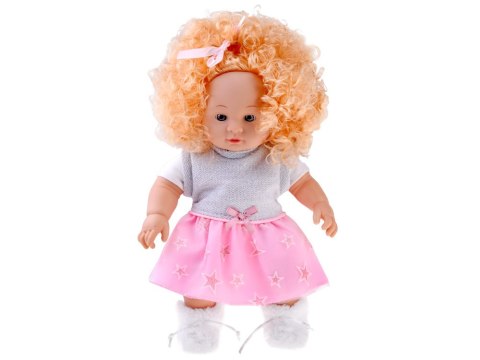 Interaktywna lalka ALICJA 32cm z burzą blond włosów - mówi i gaworzy ZA5841