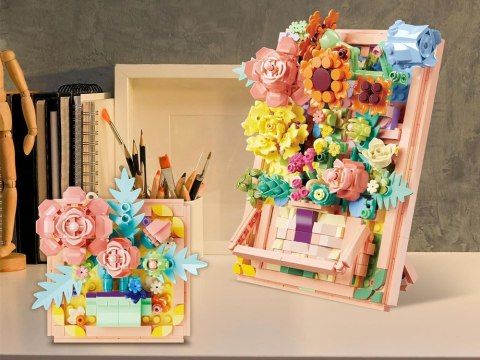 Klocki techniczne SERIA: Oddech wiosny - KWIATY W RAMCE ponad 200ele ZA5815