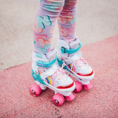 NILS EXTREME NQ0187 LED WROTKI RAINBOW ROZM. M(35-38) NILS EXTREME