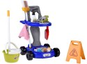 Zestaw sprzątający dla dzieci - wózek z akcesoriami i odkurzacz ZA5873