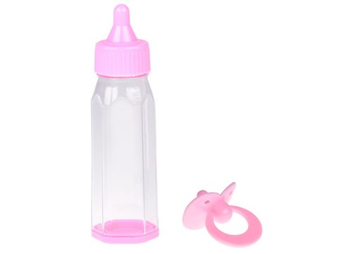 Lalka Bobas z Łóżeczkiem w Różowym Ubranku Niemowlak ZA5855