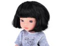 Lovely Girl Lalka z krótkimi czarnymi włosami w sportowym stroju 33cm ZA5849