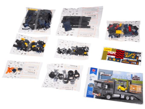 Klocki techniczne POJAZDY 1:42 - Tir z lawetą i wózek widłowy 404ele ZA5722