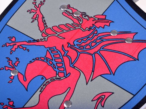 Zestaw rycerski z tarczą i mieczem z pianki - Bezpieczna przygoda ZA1278CZ