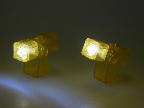 ŚWIECĄCE Klocki magnetyczne 3D - Zbuduj tor kulkowy KULODROM 116-ele ZA5894