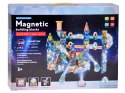 ŚWIECĄCE Klocki magnetyczne 3D - Zbuduj tor kulkowy KULODROM 116-ele ZA5894