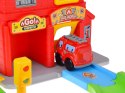 Zestaw Garaż samochodowy ze zjazdem STRAŻ POŻARNA + auto strażackie ZA5691