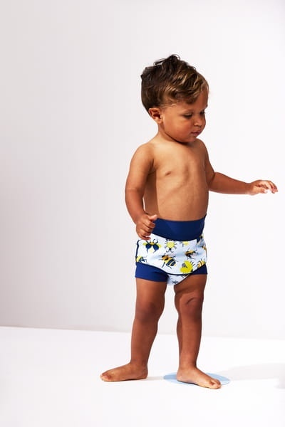 Pieluszka 2w1! Neoprenowa pieluszka do pływania Happy Nappy DUO owady