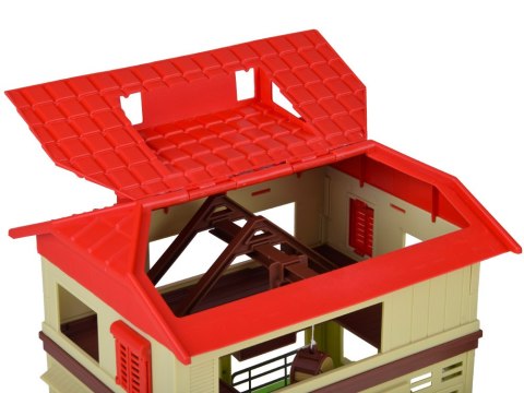 SERIA ZWIERZĘTA FARMA Stodoła z drogą + traktor, figurki i akcesoria ZA5687