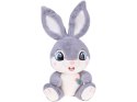 Pluszowy Królik 40 cm Uroczy szary JAGÓDEK z zaginanymi uszami ZA5922