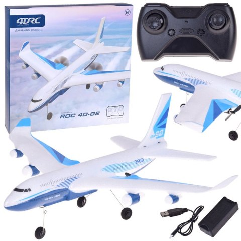 Samolot Duży Pasażerski Samolot z Pianki EPP z LED i Ładowaniem USB RC0722