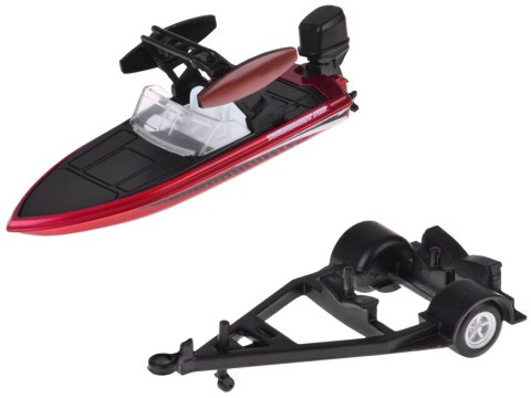 Maisto Licencjonowane Auto metalowe Chevrolet K5 Blazer + łódź 1:64 ZA5964