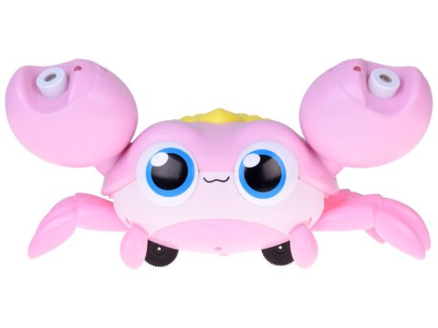 Uroczy chodzący KRAB na BAŃKI MYDLANE automat maszyna świeci gra ZA5717