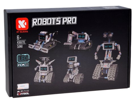 Zdalnie sterowane klocki 5w1 - zbuduj ROBOTY i pozwól im ożyć! RC0742