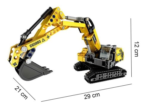 Klocki konstrukcyjne KOPARKA - model techniczny, 467 el. ZA4630