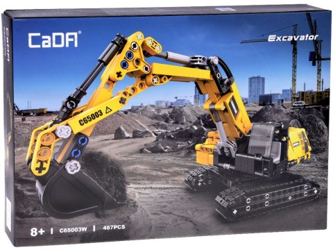 Klocki konstrukcyjne KOPARKA - model techniczny, 467 el. ZA4630