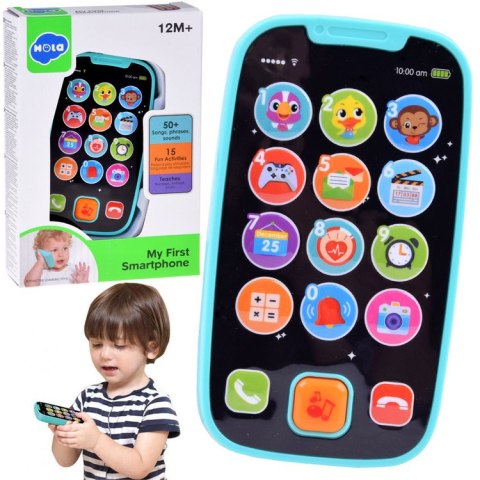 Interaktywny Telefon dla Dziecka Edukacyjna Zabawka Smartfon Hola ZA5670