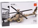 Klocki Techniczne Śmigłowiec Bojowy AH-64 Klocki Helikopter 259ele ZA5676
