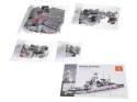 Klocki Techniczne Wange Okręt Type 052D Destroyer Statek 376ele ZA5673